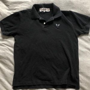 Comme des Garcons black polo